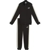 Puma Mädchen Trainingsanzug ESS TAPE Full-Zip Sweat Suit FL G 689728-01 140 - Black - 140