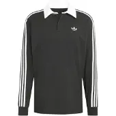 Adidas Poloshirt 3-Stripes Rugby Longsleeve Polo KE3576 Schwarz Regular Fit