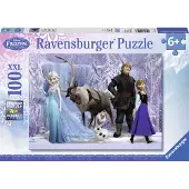 Ravensburger 100 Teile Kinder Puzzle XXL Disney Frozen Reich Schneekönigin 10516