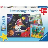Ravensburger Puzzles Kids in Science 3x49 Teile