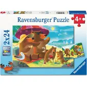 Ravensburger Die Bärenfamilie Puzzles 2x24 Teile