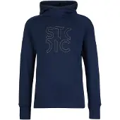 Stoic - Kid's MerinoFleece240 StofersSt. Hoody - Merinohoodie Gr 116 blau