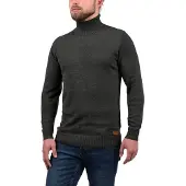 Blend Rollkragenpullover "Rollkragenpullover BHLatif", Herren, Gr. XXL, grau (charcoal), Obermaterial: 50% Baumwolle CO. 50% Polyacryl PAN., Pullover Rollkragenpullover