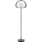 Globo LED-Stehlampe Avila, rauchgrau/schwarz, Glas, CCT, dimmbar