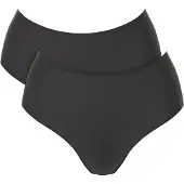Sloggi High-Waist-Slip "ZERO Feel 2.0", Damen, Gr. M, schwarz, Obermaterial: 76% Polyamid, 24% Elasthan, Unterhosen High-Waist-Slip, unsichtbar unter der Kleidung