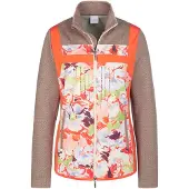 MADELEINE Fitness-Jacke in muskatbraun / multicolor | Gr.: 38
