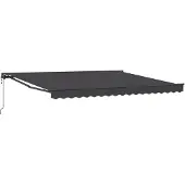 vidaXL Markisenrahmen Anthrazit 400 x 300 cm
