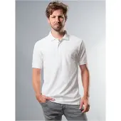 Trigema Poloshirt "Poloshirt DELUXE Piqué", Herren, Gr. S, weiß, Piqué, 100% Baumwolle, Basic, lang, ohne Ausschnitt, Shirts Poloshirt