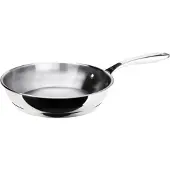Inoxibar Bratpfanne - - Ø 26 cm - Ergonomischer Griff - Geeignet für alle Herdarten, inklusive Induktion - Edelstahl