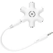 Celly MIX5LINEIN35WH Audio-Splitter Weiß