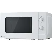 Panasonic NN-GM21QWEPG, Arbeitsplatte, Solo-Mikrowelle, 20 l, 800 W, Drehregler, Weiß