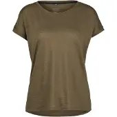 Stoic - Women's Merino135 HovaSt. T-Shirt - Merinoshirt Gr S braun