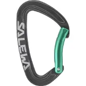 Salewa - Ortles Bent Carabiner - Schnappkarabiner grau