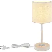 Globo Tischlampe Deleon sandbraun Ø 15cm
