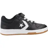 Converse Sneaker "LIFESTYLE 1998 EASY ON", Kinder, Gr. 35, schwarz-weiß (schwarz, weiß, schwarz), Leder, Synthetik, Schuhe Sneaker