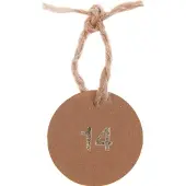 Rico Anhänger für Adventskalender, KraftpapierMIX
