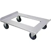 Gastro-Inox Fahrgestell, Aluminium, 2 Rollen feststellbar für GN 1/1