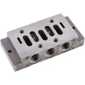 AirTec Anschlussplatte ISO 5599-3 Seitenanschluss