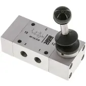 AirTec 3/2 G1/8'' Handhebelventil 0-12bar/0-168psi