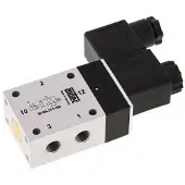 AirTec 3/2 G1/8'' NC-Magnetventil 24V DC 3-10bar/42-140psi