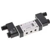 AirTec 5/2 G1/8'' Bistabiles Magnetventil 230V AC 2-10bar/28-140psi