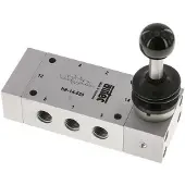 AirTec 5/3 G1/4'' Zentrum Geschlossen Handhebelventil Detent 0-12bar/0-168psi