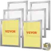 Vevor 6 Stk. Aluminiumlegierung Siebrahmen Siebdruckpresse 50,8 x 61 cm