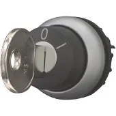 Eaton M22-WRS-A1, Schlüsselschalter, Kunststoff, Schwarz, Silber, IP66, 29,7 mm, 39,6 mm