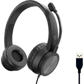 Conceptronic POLONA05B Stereo-USB-Headset, Geräuschreduzierendes Mikrofon, Kabelgebunden, 20 - 22000 Hz, Business/Everyday, 164 g, Kopfhörer, Schwarz