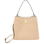 L.credi Schultertasche Umhängetasche Filiberta Hobo Bag White Sand beige