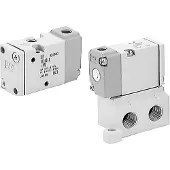 SMC 3/2-Wege Inline Luftbetätigte Ventil M5x0.8 - SYJA512-M5