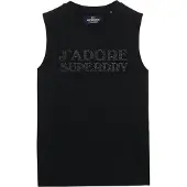 Superdry Sport Luxe Fitted ärmelloses T-shirt