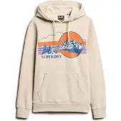Superdry für Herren. M2013703A Outdoor Graphic Stripe Sweatshirt grau (S), Lässig, Baumwolle, Nachhaltig