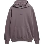 Superdry für Herren. M2014031A Kapuzenpullover Micro Logo lila (M), Lässig, Flieder, Baumwolle