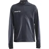 Craft Trainingsjacke Evolve Halfzip Kinder Asphalt-Größe 122