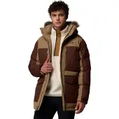 Columbia Sportswear Columbia Herren Marquam Peak Fusion II Parka Winterjacke, Delta, Tobacco, L EU