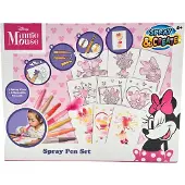 Disney Minnie Mouse kreative Spray-Stifte Set mit Schablonen rosa