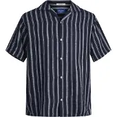 Jack & Jones Noto Stripe Resort Kurzarmhemd