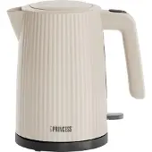 Princess Wasserkocher Wave 236048 - Retro - 1,7 Liter - 2200W - Beige