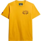 Superdry für Herren. M1012328A Lo Fi Outdoors Brust-T-Shirt gelb (XXL), Lässig, Baumwolle, Kurzarm