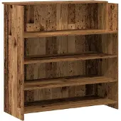 vidaXL Empfangstheke Altholz-Optik 200x50x103,5 cm Holzwerkstoff