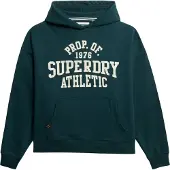 Superdry für Damen. W2012430A ESS Relaxed Kapuzenpullover, grün (XL), Lässig, Baumwolle