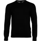 Armani Exchange für Herren. 8NZM3AZM8AZ1200 Pullover schwarzes weiches Garn (M), Lässig, Wolle