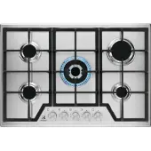 Electrolux KGS7536SX, Edelstahl, Integriert, 75 cm, Gaskochfeld, Edelstahl, 5 Zone(n)