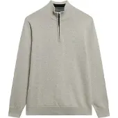 Superdry Strickpullover "ESSENTIALS COTTON HALF ZIP"