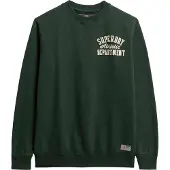 Superdry für Herren. M2013834A Vintage Athletic Crew Sweatshirt grün (S), Lässig, Baumwolle