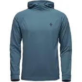 Black Diamond - L/S Alpenglow Hoody - Longsleeve Gr L blau
