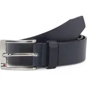 Tommy Hilfiger Ledergürtel "New Aly Belt 3,5 cm breit" mit quadratischer Logo-Metallschnalle