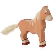 Holztiger Pferd, stehend, hellbraun