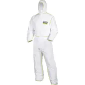 Uvex 5/6 comfort Einwegschutz Overall Chemiekalienschutz weiß M - 9871010 - weiß